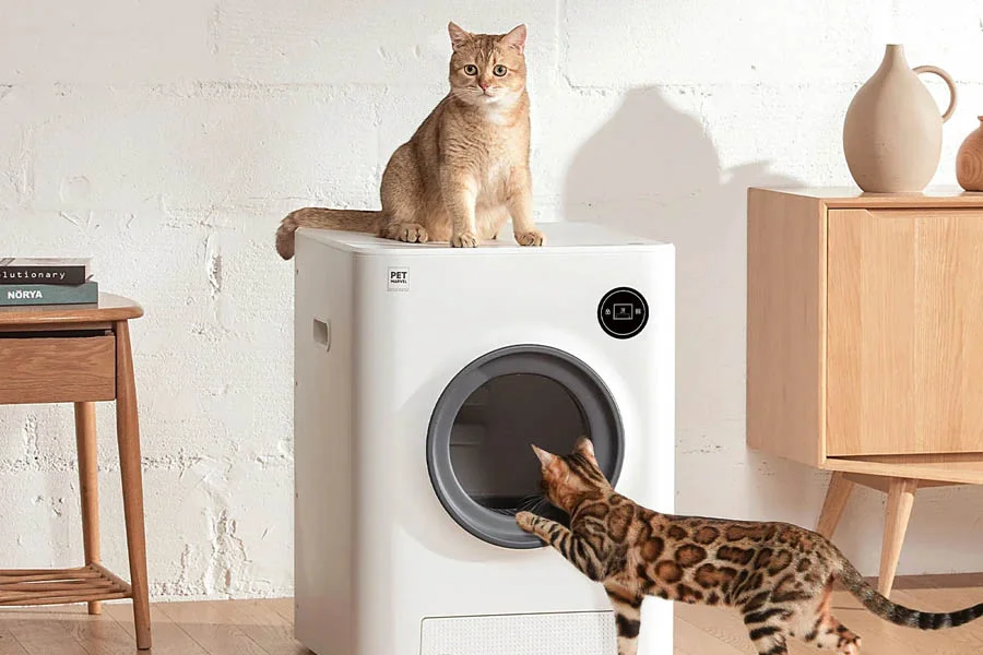 litter box with tray